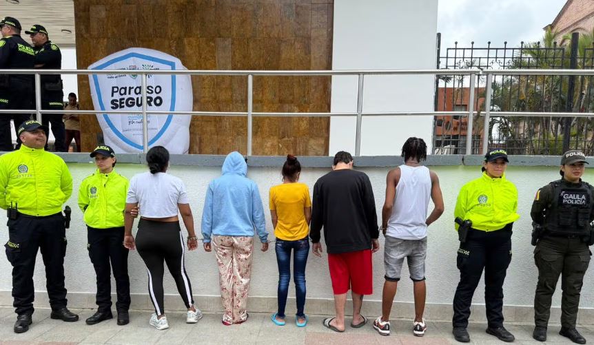 Operativo en Palmira deja 32 capturados y armas incautadas