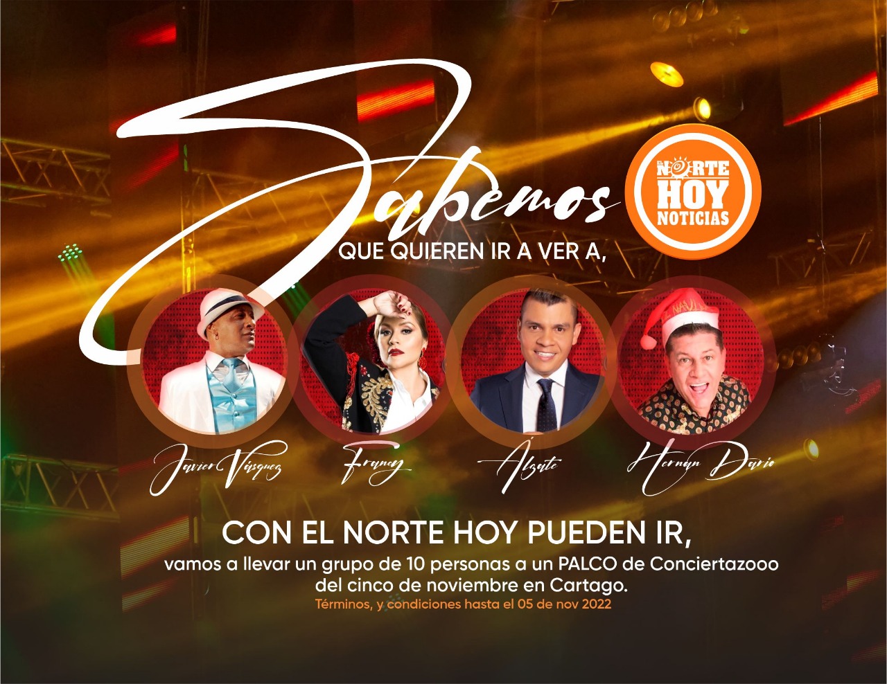 Gánese un palco para ir al conciertazo