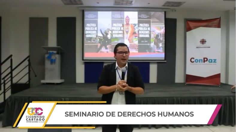 Seminario de derechos humanos en la semana por la paz