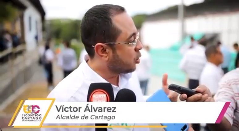 Apertura parcial calle 10 Cartago.
