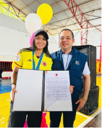 Un recibimiento merecido a nuestra campeona.