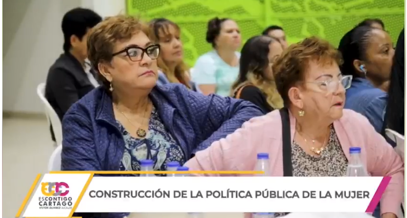 Avanza la construcción de la política pública de la mujer.
