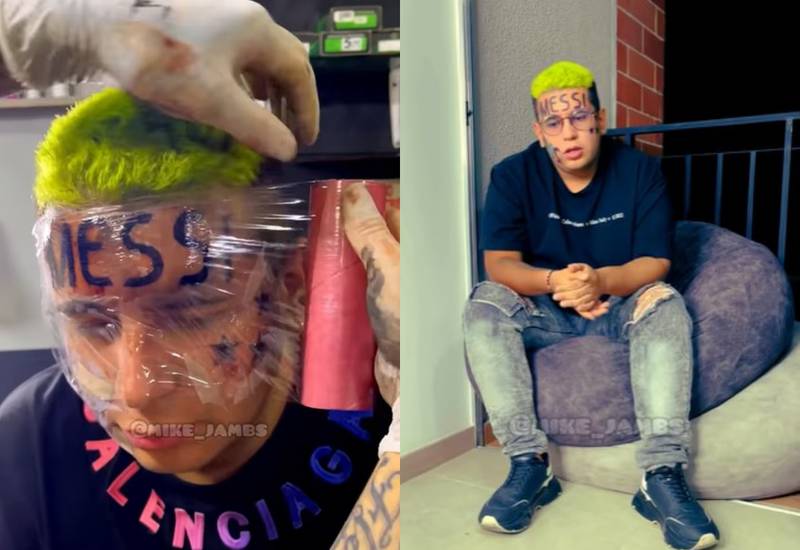Hincha está arrepentido de su tatuaje.