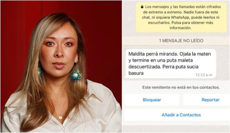 Representante Katherine Miranda denuncia aterradora amenaza de muerte en redes sociales