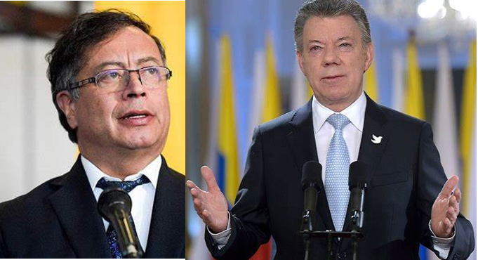 Santos responde a Petro por sus críticas al proceso de Paz