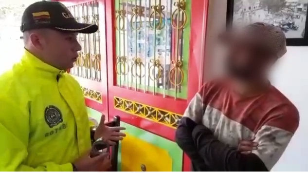 Así cayó un extorsionista en El Águila Valle.
