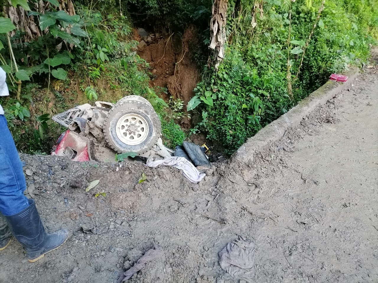 Accidente en la Vereda Miraflores de El Cairo deja 8 heridos