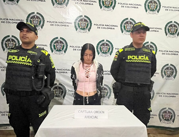 Capturada mujer por tráfico de estupefacientes en Santa Rosa de Cabal.