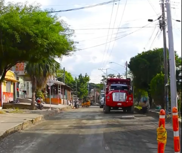 Avanza pavimentación en la Trinidad.
