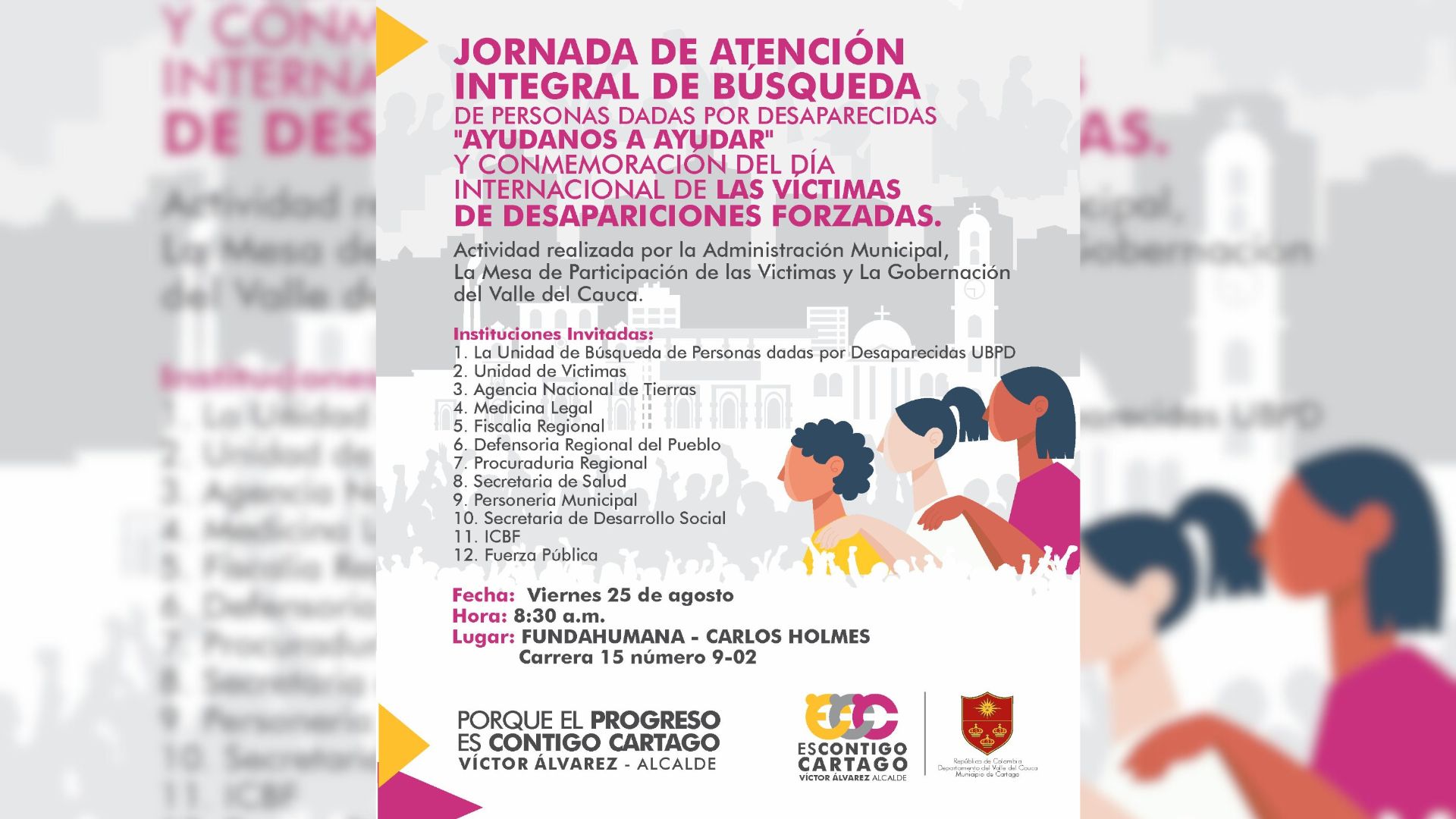 Jornada Integral de Búsqueda en Cartago: Ayúdanos a Ayudar