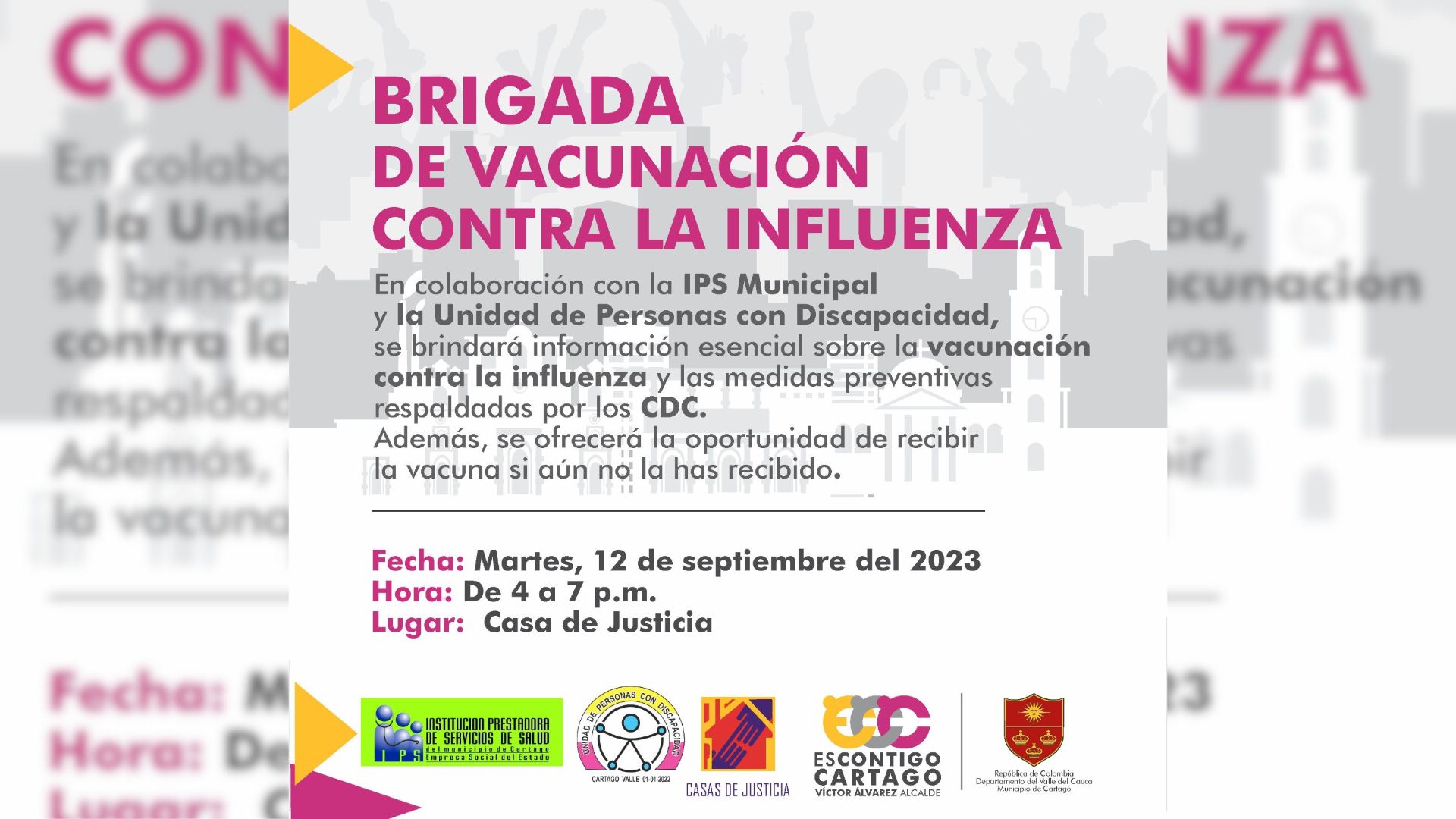 Brigada Influenza 2023: Información y Vacunación