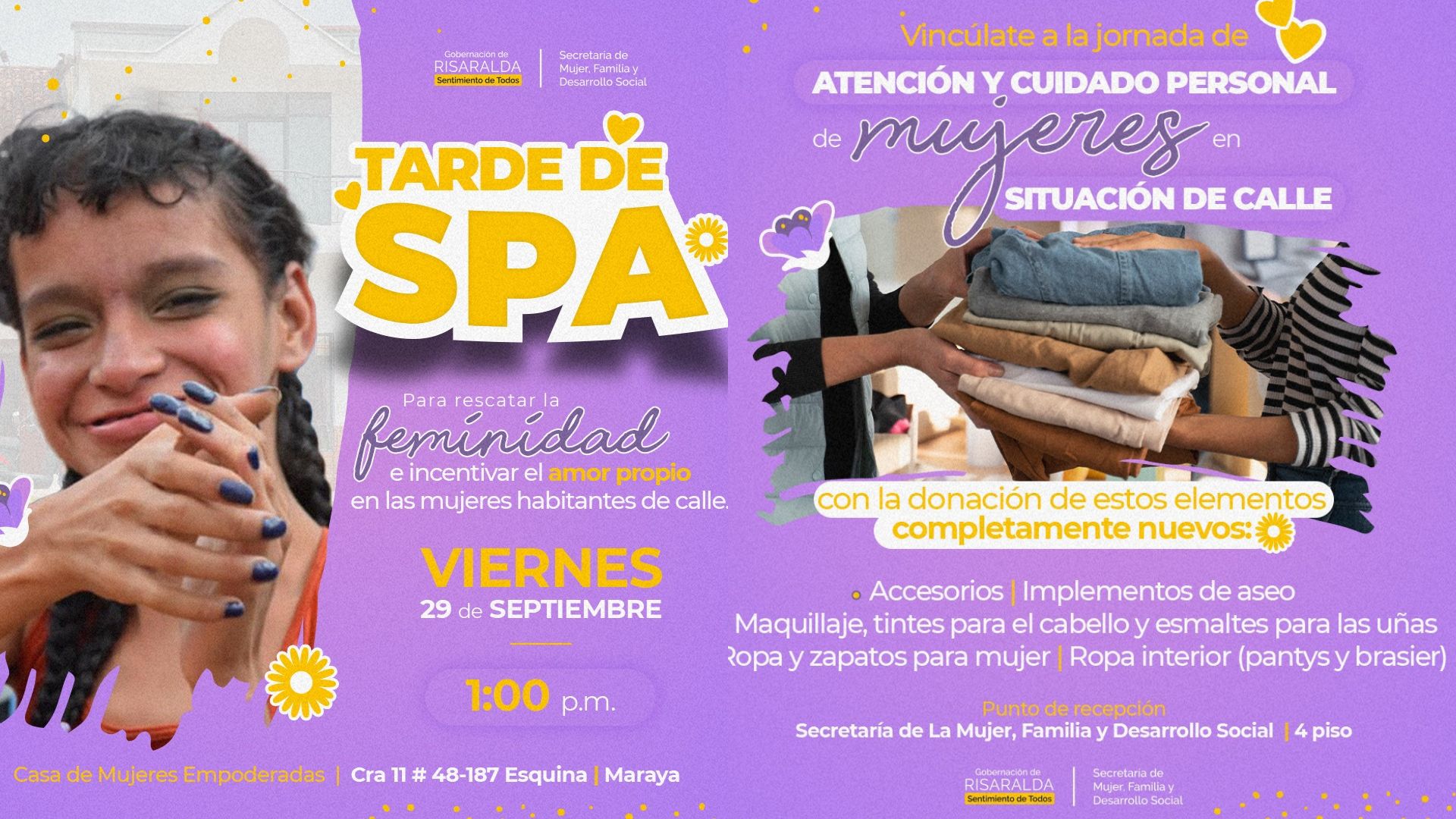 Jornada de Belleza para Mujeres de Calle en Pereira