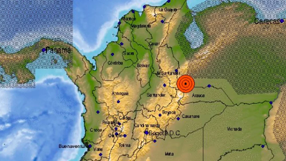 Sismo de 4.0 sacude a Colombia
