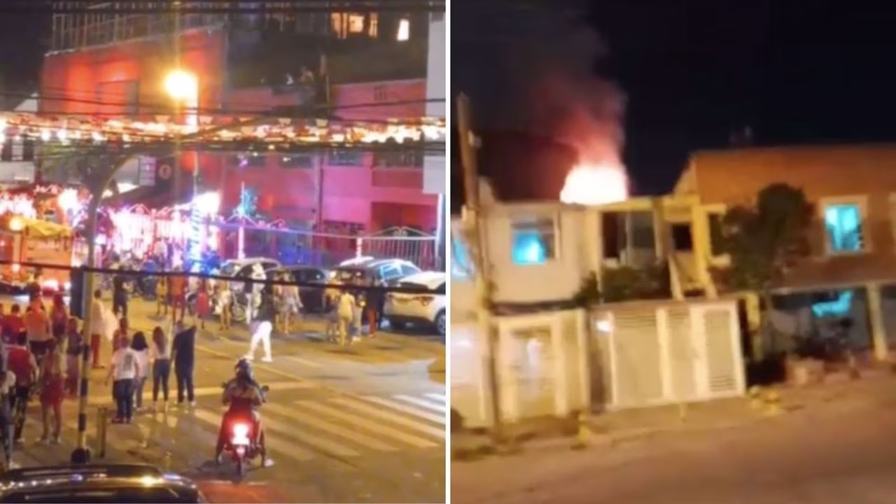 Control Rápido y Efectivo de Incendio Estructural en Mulato Cabaret por Bomberos de Cali