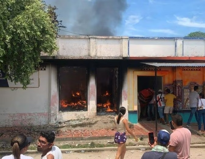 Sede de la Registraduría en Gamarra, Cesar, es incendiada