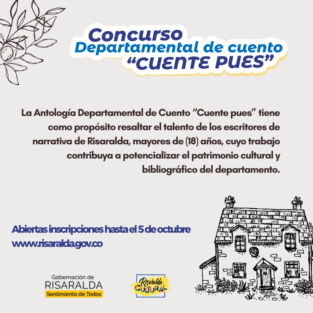 Concurso “Cuente Pues”: Voces de Risaralda en Escena