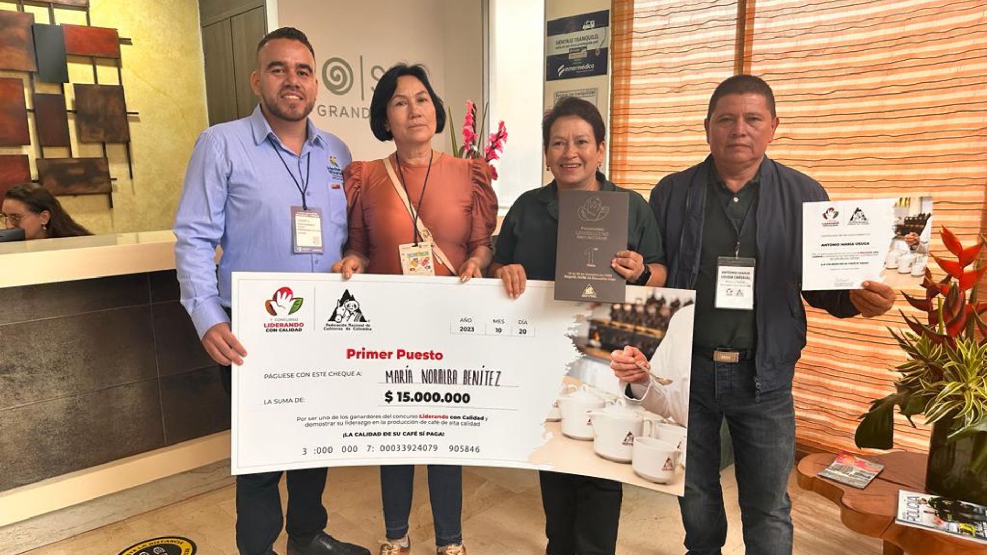 Mujer de Risaralda Triunfa en Cafés de Colombia Expo 2023