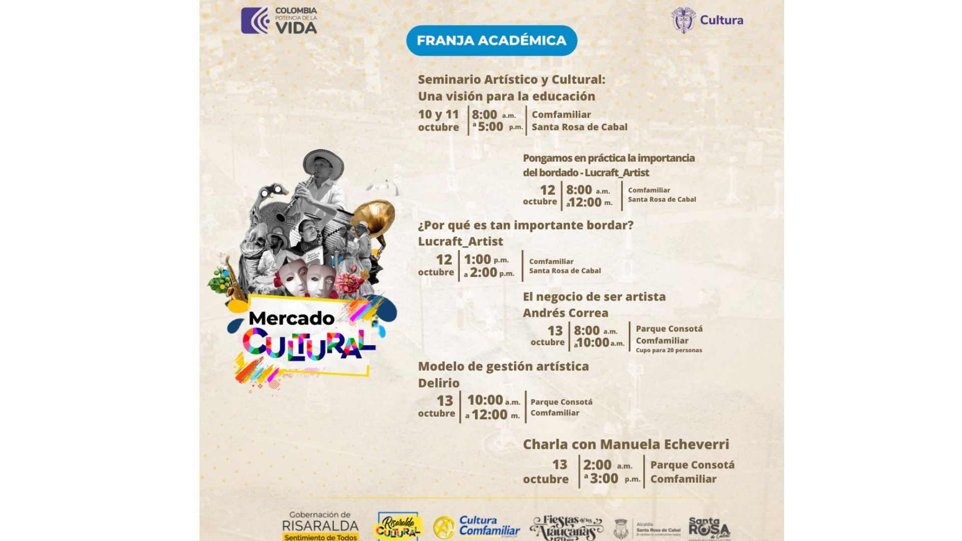 Hilando Saberes fase III: Evento Cultural Imperdible en Risaralda
