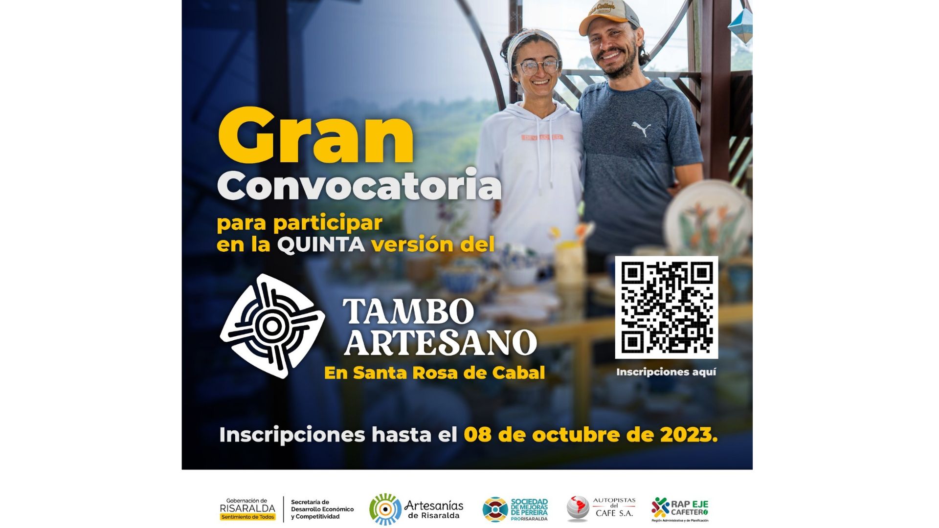 Oportunidades 2023: Comercializa en Tambo Artesano, Santa Rosa de Cabal