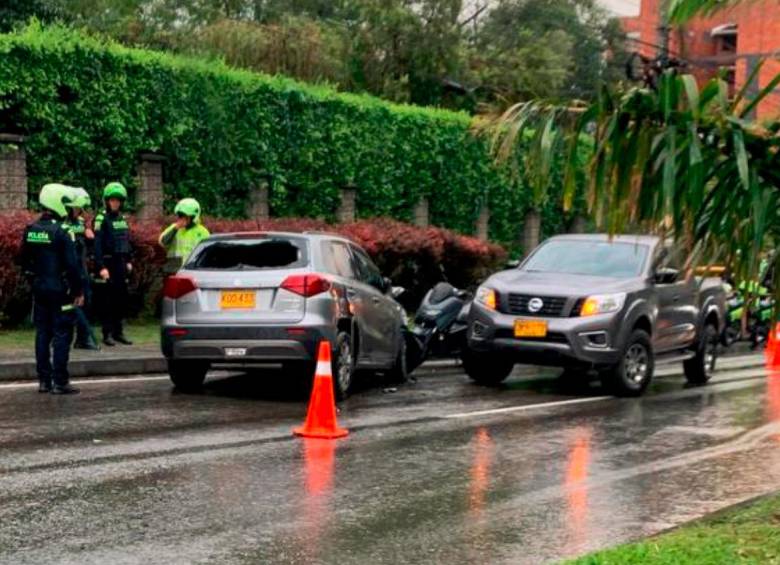Doble homicidio en vía Las Palmas de Medellín