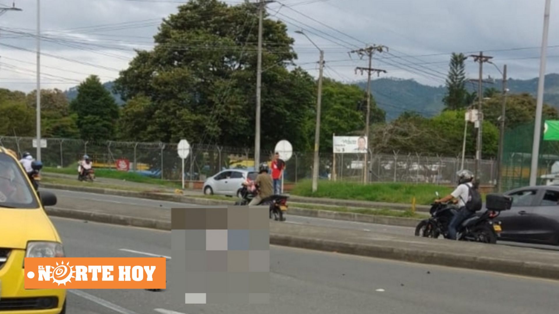 Trágico accidente en la avenida ferrocarril de Dosquebradas deja dos adultos mayores fallecidos