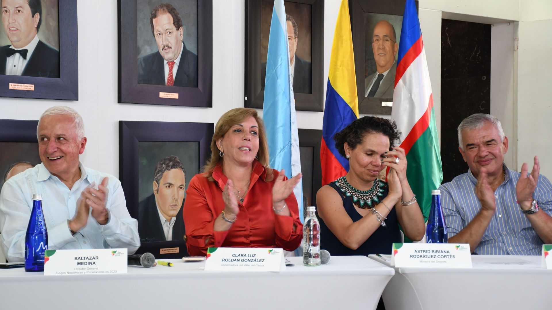 Clara Luz Roldán Entregará Bandera a Delegación Vallecaucana