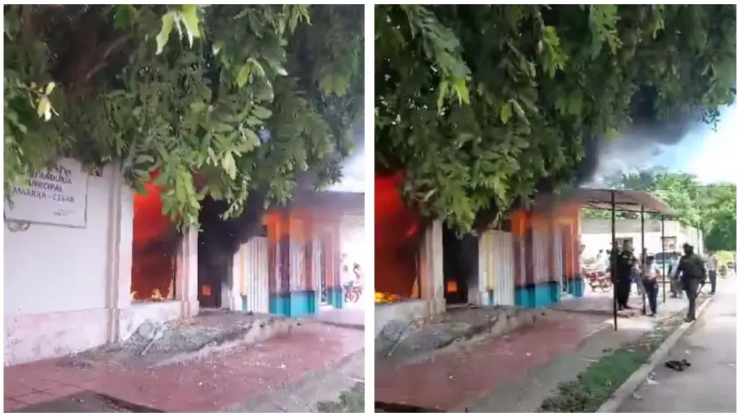 Candidatos a Concejo y Alcaldía involucrados en violento ataque a Registraduría de Gamarra, Cesar