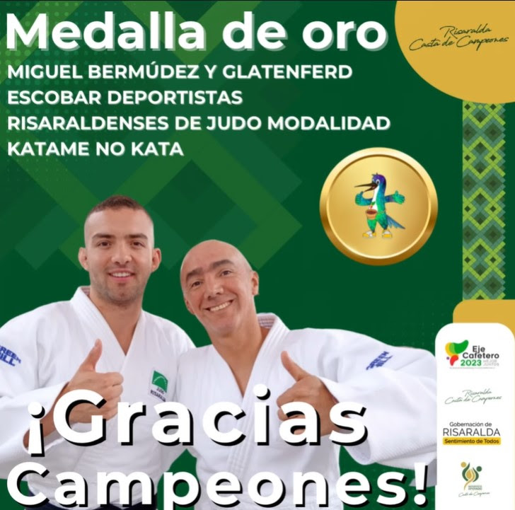 Medallas en los juegos Nacionales para Risaralda.