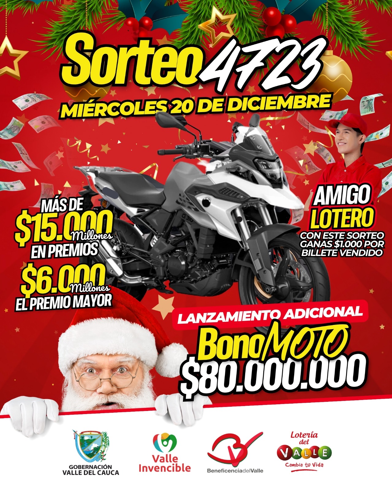 Lotería del Valle Celebra la Navidad: Sorteo Especial con Premios y Sorpresas