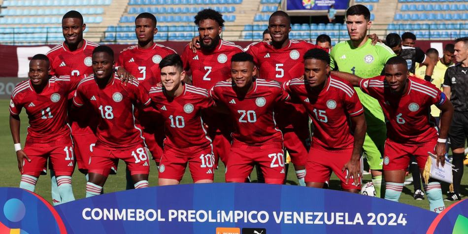 Colombia Sub-23 vs Venezuela en el Preolímpico.