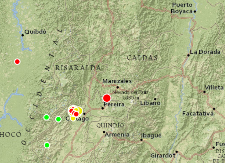 Sismo en Colombia: Réplicas sacuden el Valle del Cauca y regiones circundantes