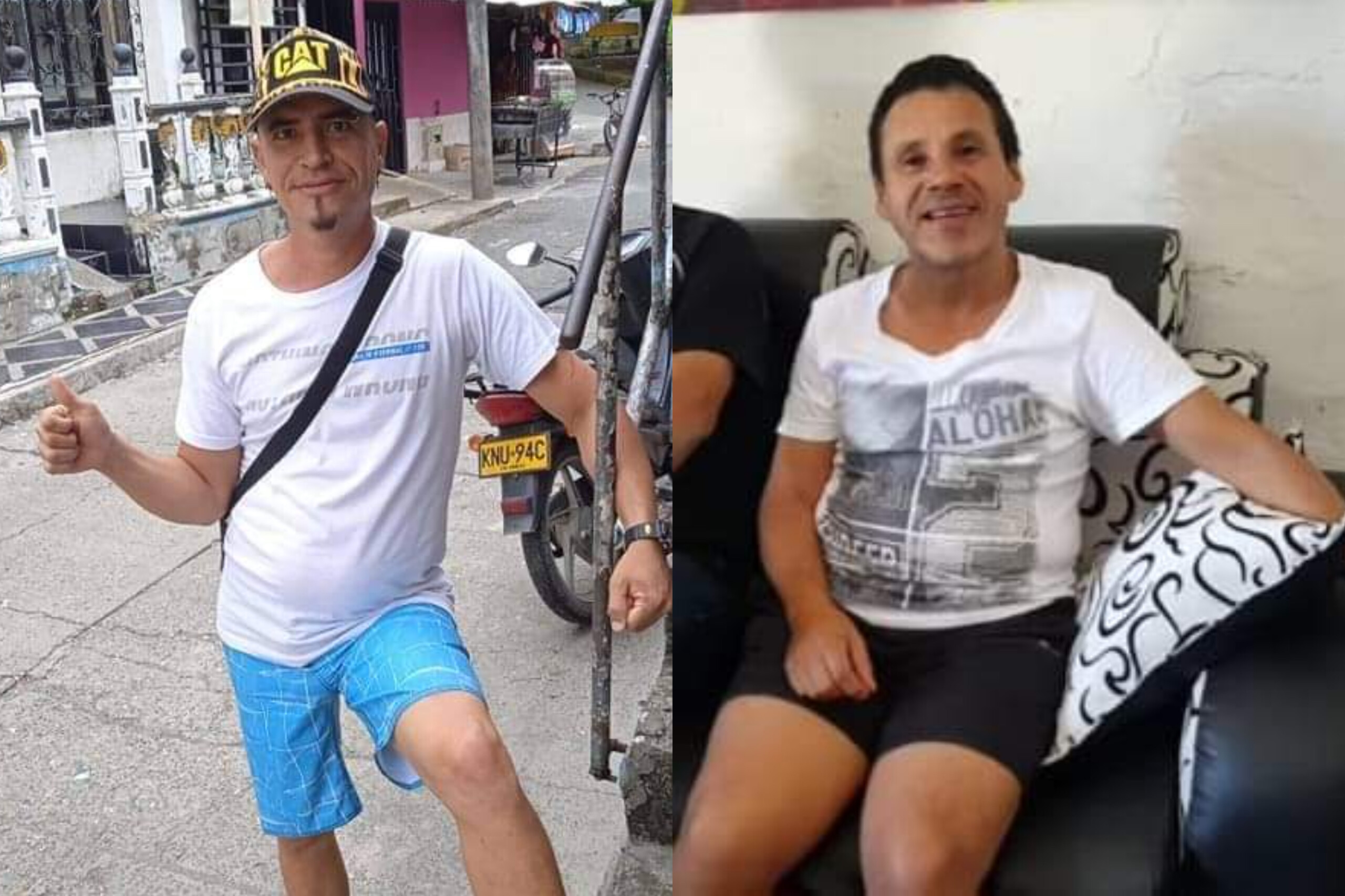 Los dos hombres asesinados en Cartago. Estos son sus rostros