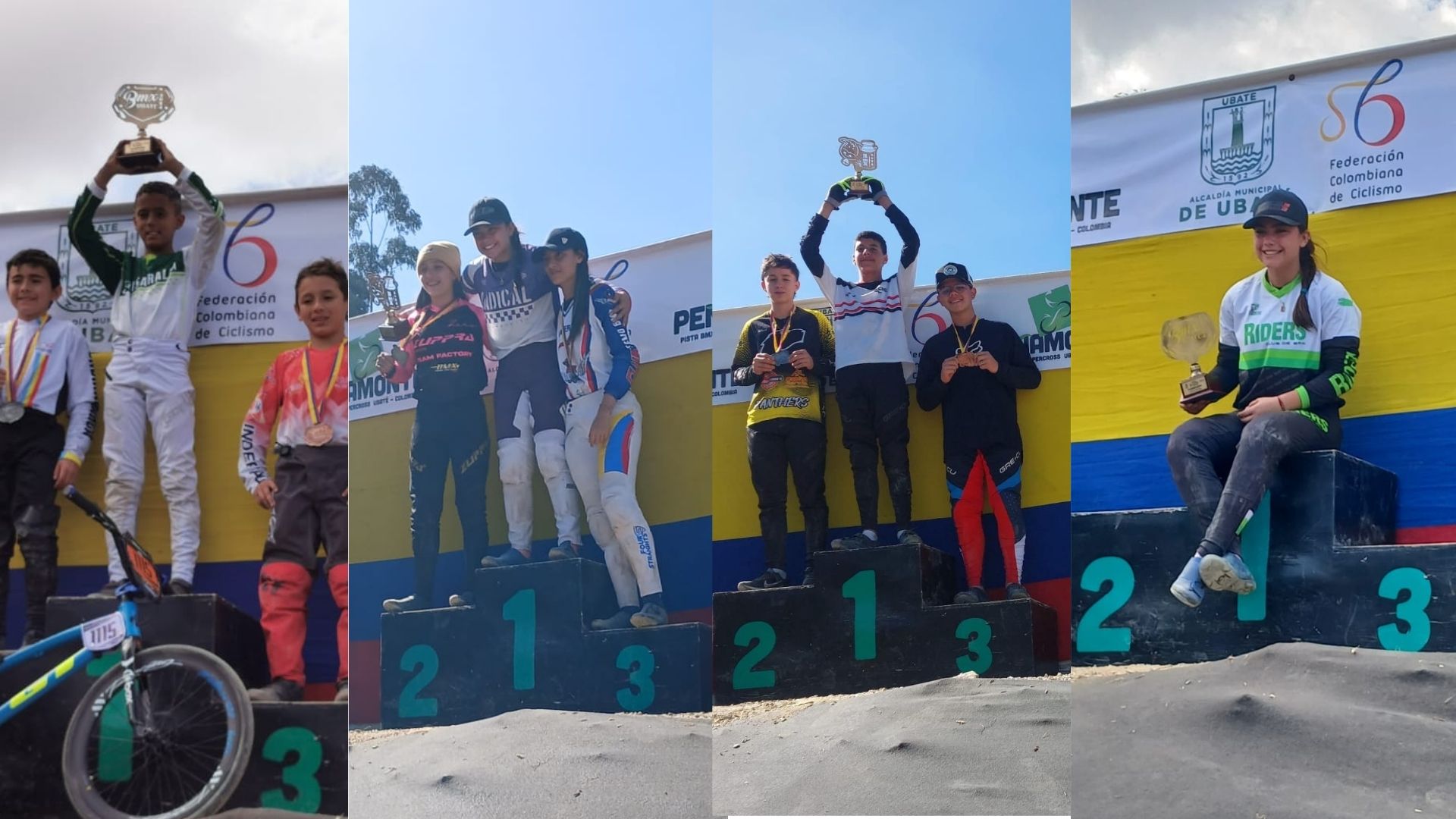Deportistas de Cartago Brillaron en El Campeonato BMX