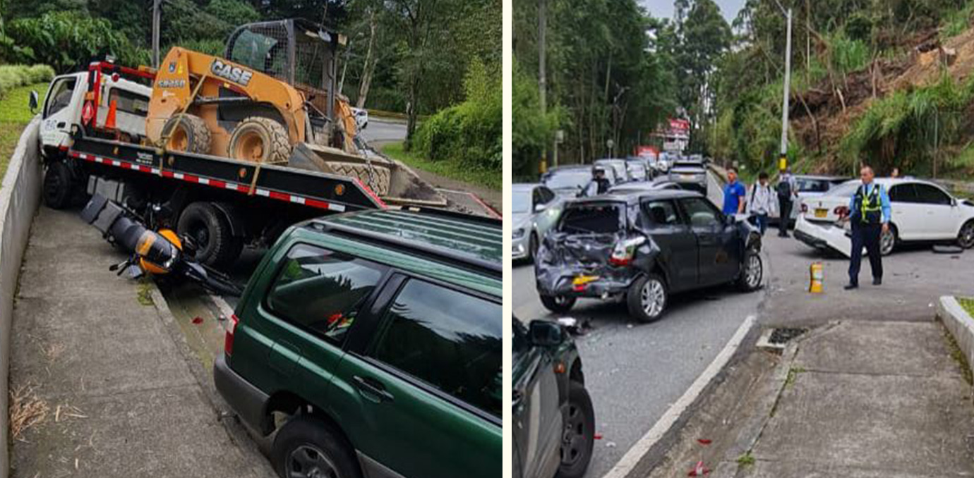 Nueve victimas en aparatoso accidente