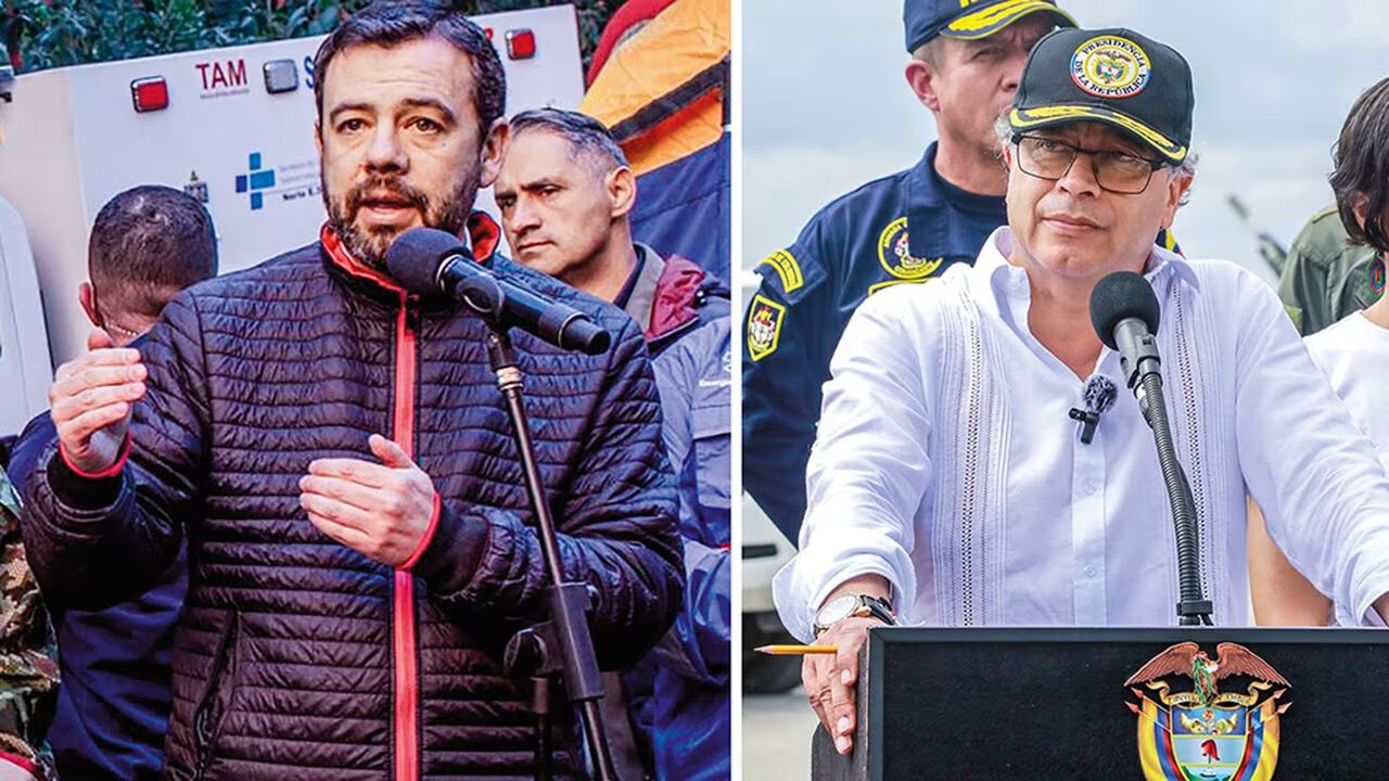 Confrontamiento entre el alcalde de Bogotá y el presidente Petro