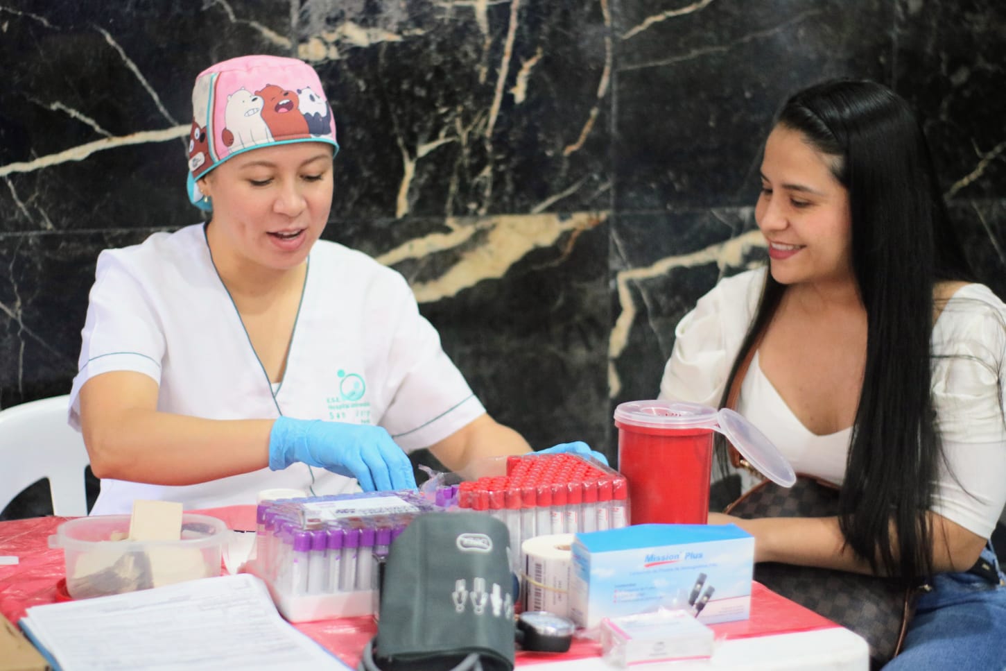 Importante donación de Sangre se dio al Hospital San Jorge