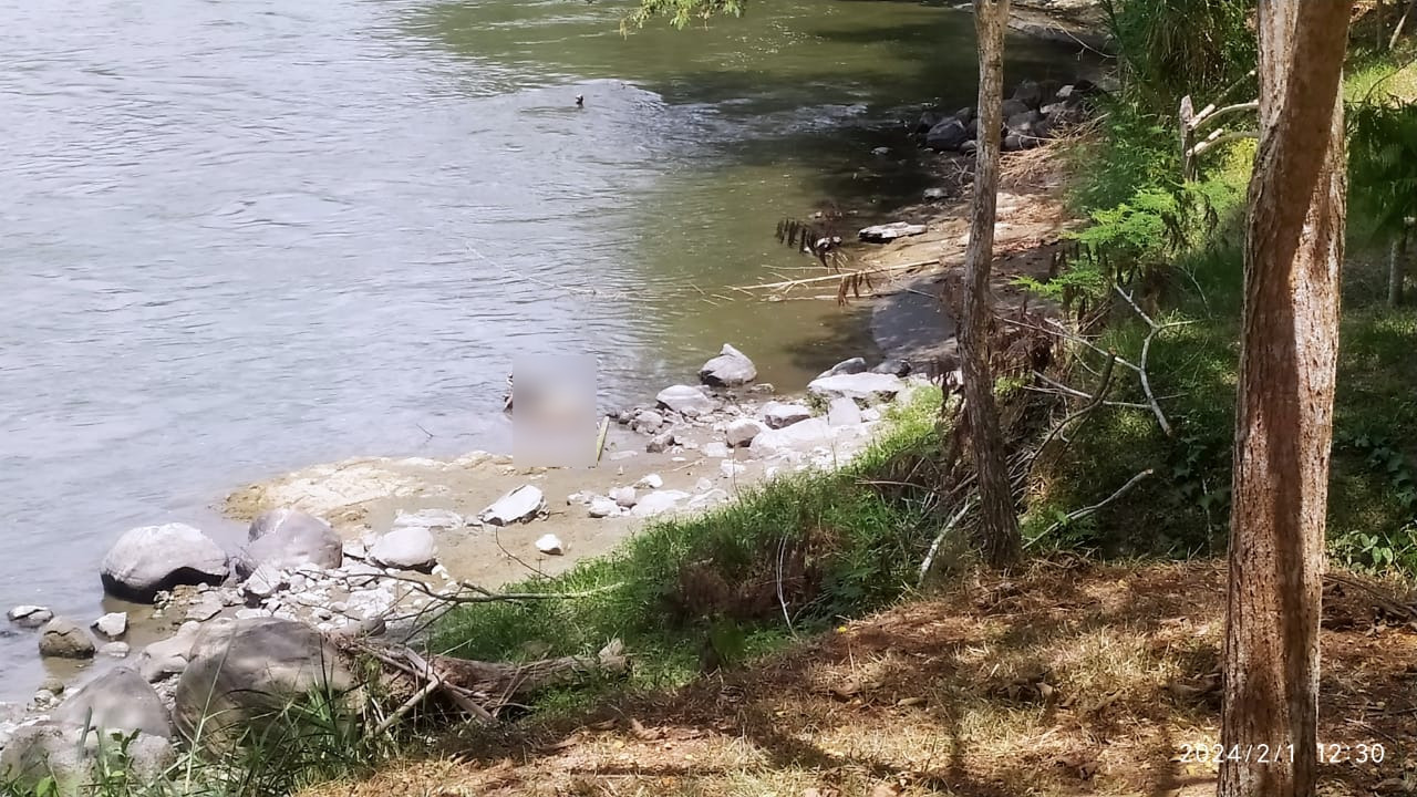 Hallaron tronco humano en el río La Vieja