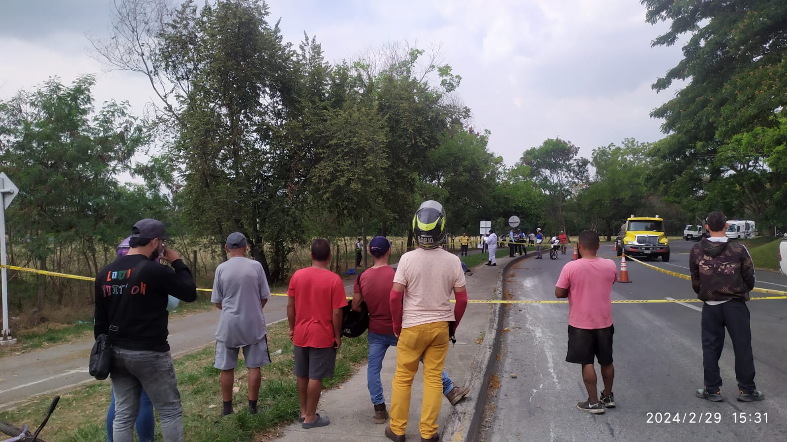 Tragedia en la vía Zaragoza - Cartago