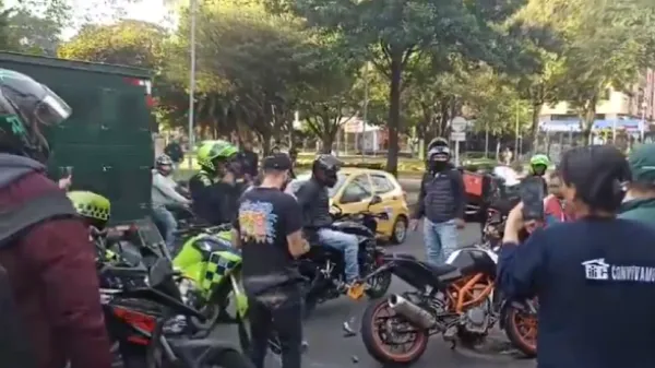 Balacera parque la 93