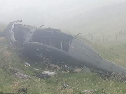 Cuatro policías murieron trágicamente en accidente aéreo