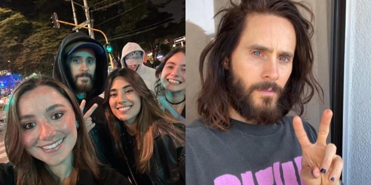 Jared Leto sorprende a Bogotá y lleva invitado especial