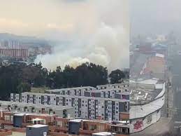 Incendio en bosque donde quedaba Bavaria