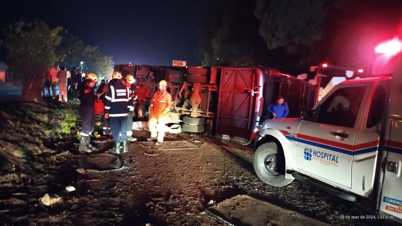 Grave Accidente en la Vía Bogotá-Tunja Deja Dos Muertos