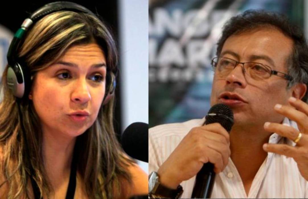 Nuevo agarrón entre Vicky Dávila y Petro
