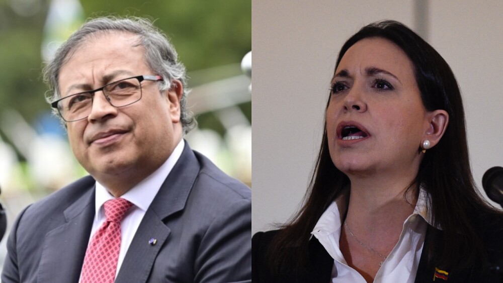 María Corina Machado se pronunció sobre la postura de Petro
