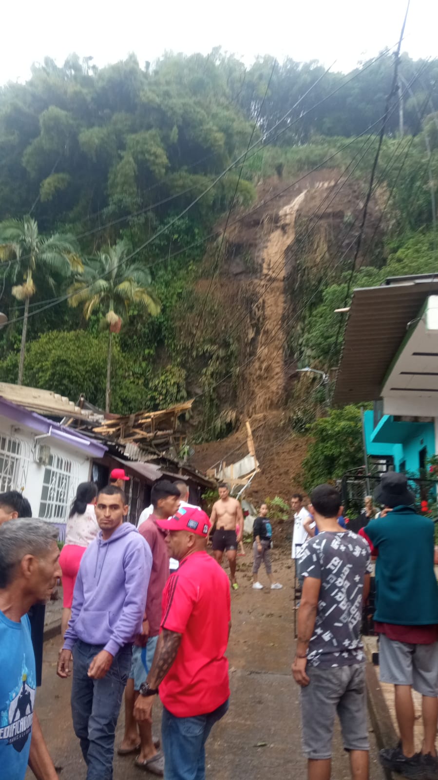 Deslizamiento de Tierra en Pereira Amenaza Viviendas