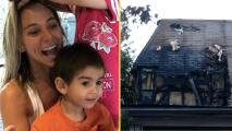 Actriz pierde a su hijo de 6 años en un incendio