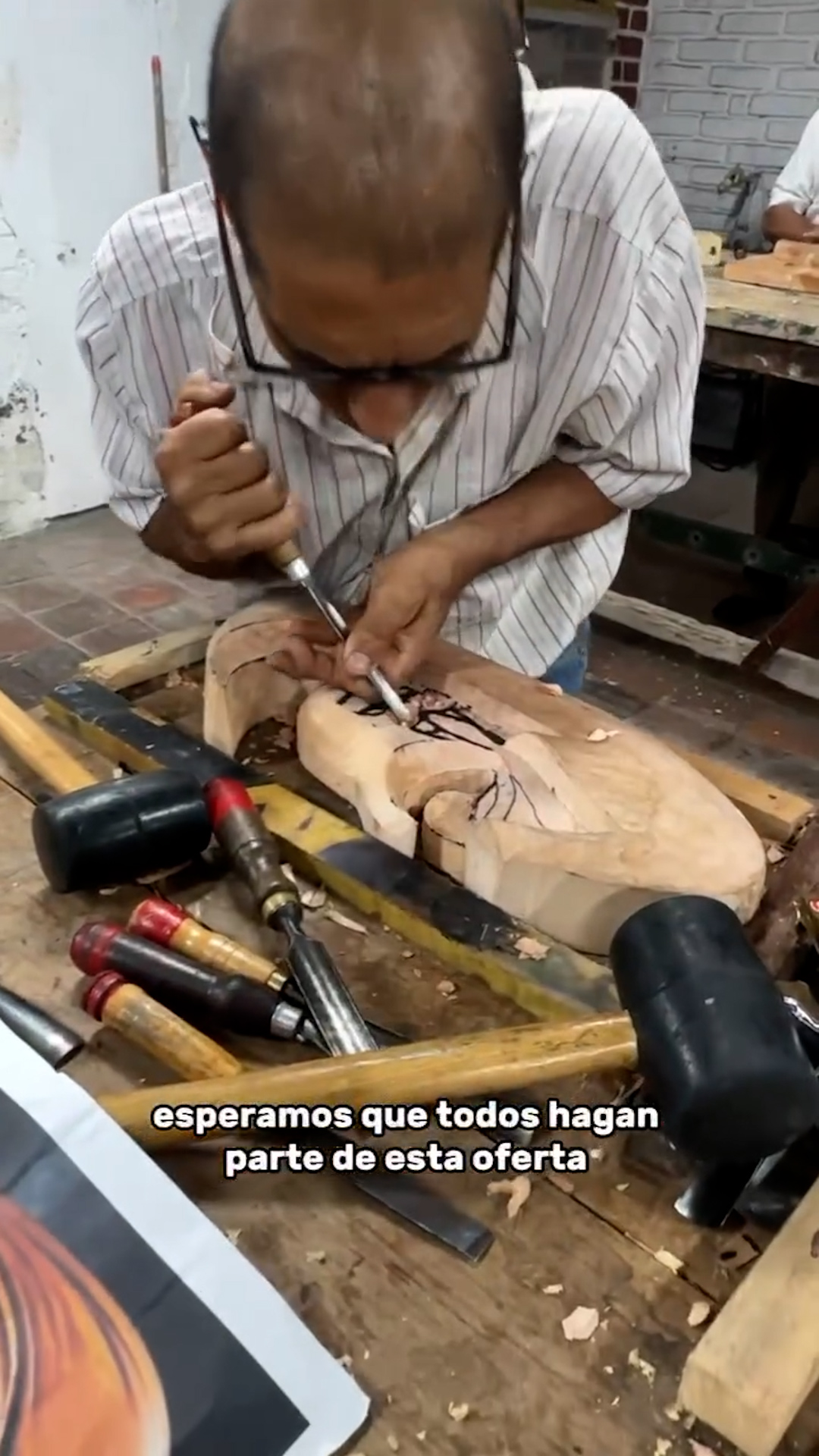 Taller de escultura en madera