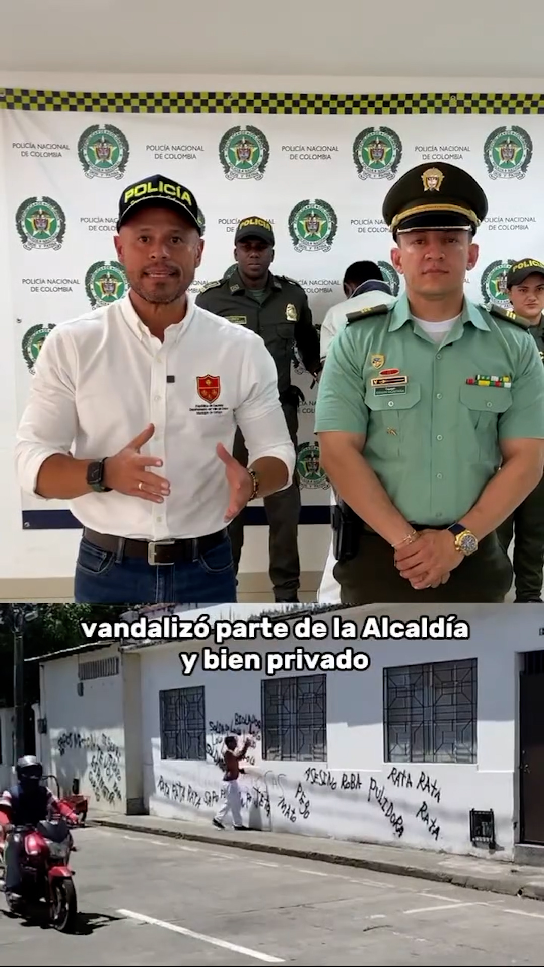 Hombre capturado por vandalismo en Cartago