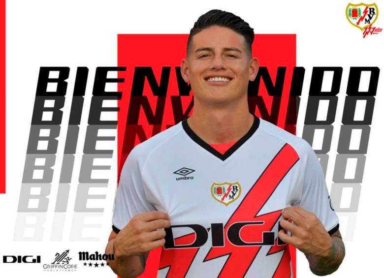 James Rodríguez, nuevo refuerzo del Rayo Vallecano